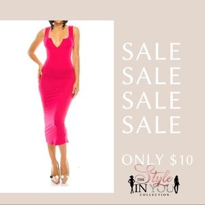 Hot Pink Summer Dress